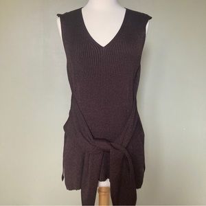 MASSIMO DUTTI V-Neck Sleeveless Tunic